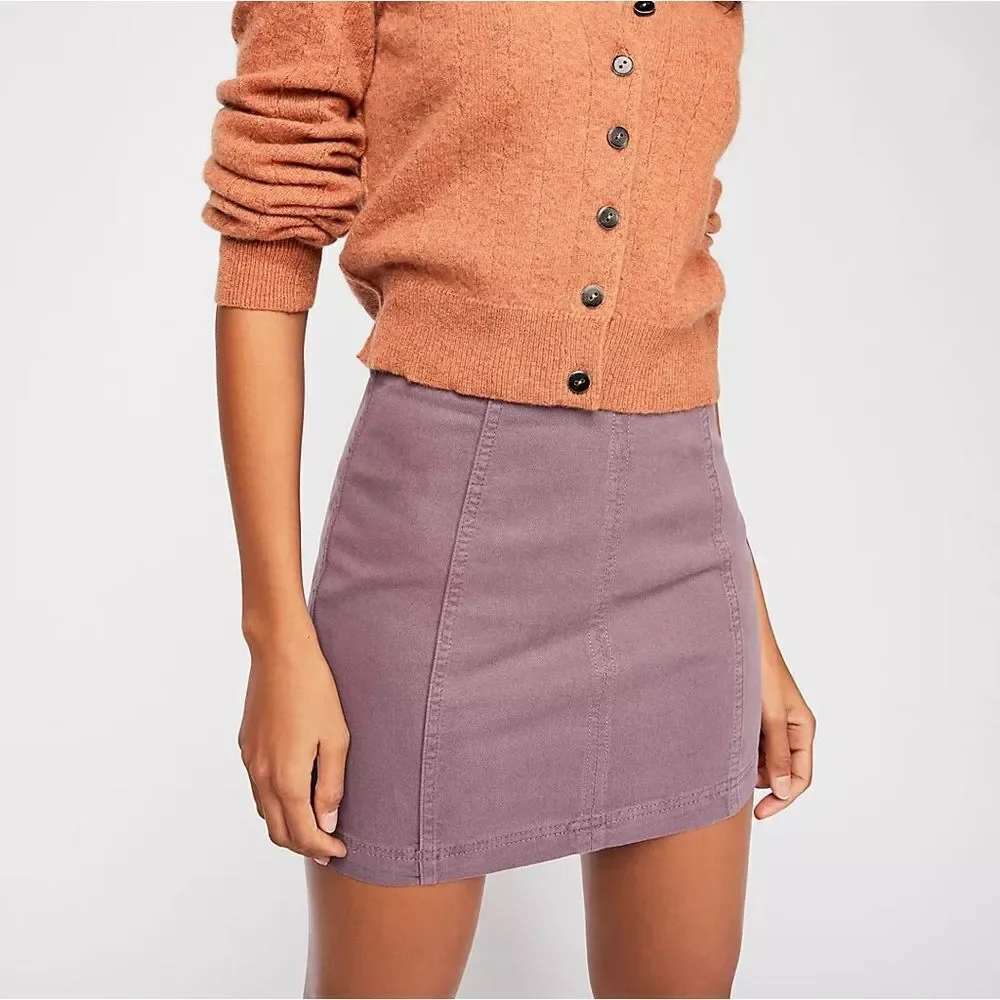 Free People Modern Femme Mini Skirt